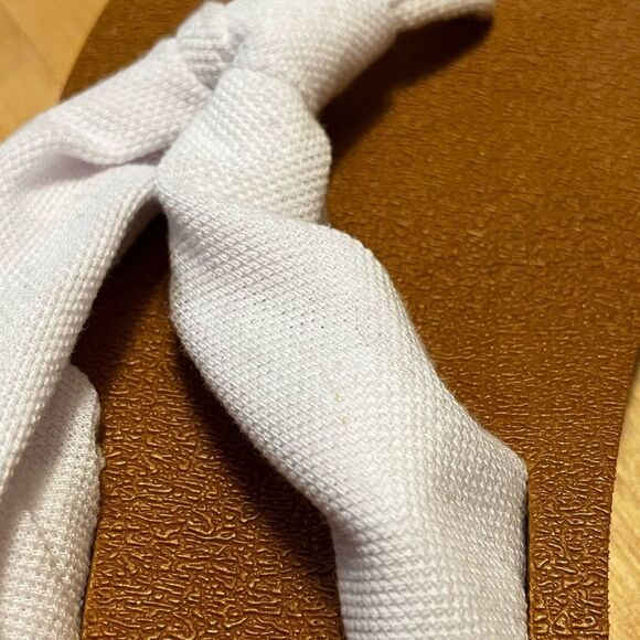 White Flip Flops - Picture 6 of 10